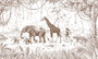 animal parade brown behang kikki belle_