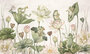 water lily orchestra behang kikki belle_
