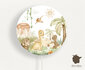 wandlamp rond dino baby_