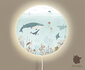 wandlamp rond sensational sea blue_