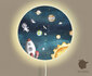 wandlamp rond  space joy_