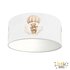 plafondlamp beertje met parachute roze_